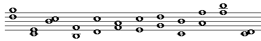 Clefless Intervals for Practice